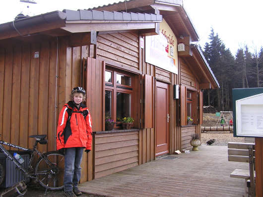 Die Hochheidehütte am Naturschutzgebiet "Neuer Hagen".